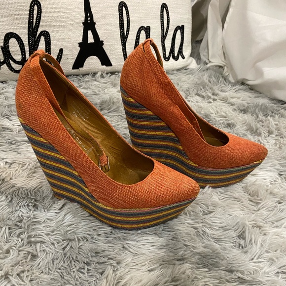 Jeffrey Campbell Pizan-Fab Wedges - Picture 3 of 5